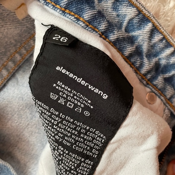 Alexander Wang straight leg jeans, 26 - Picture 3 of 4